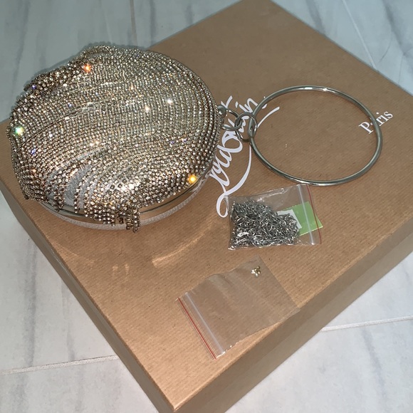 Diamond Rhinestone Clutch Purse - Picture 4 of 4